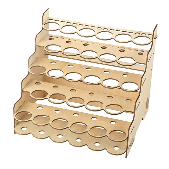 Billuyoard Organizador de pintura modelo Simple multicapa delicado práctico soporte de pinturas estante de pigmentos DIY con múltiples ranuras Almacenamiento y organización del hogar Tipo 1 Billuyoard HA012209-01