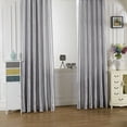 thumbnail image 1 of New Rod Pocket Top Solid Curtains for Color Satin Curtain Panel Window Curtains, 1 of 1