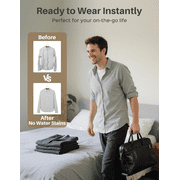 Vacuum Clothes Steamer with 2500Pa Suction, 2-in-1 Steaming & Ironing, Handheld Travel Steamer with LED Display, 3 Modes, Portable Garment Steamer with 160ml Water Tank