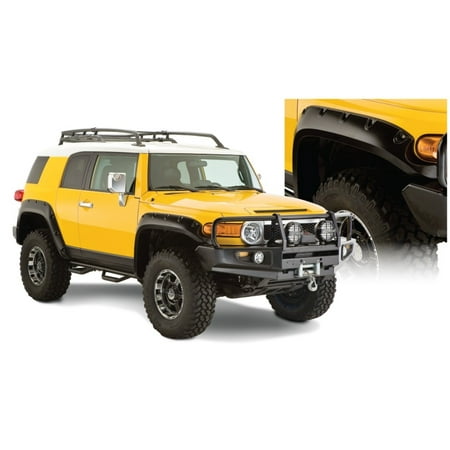 Bushwacker Pocket Flares - Bushwacker 07-14 Toyota FJ Cruiser Pocket Style Flares 4pc - Black