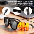 thumbnail image 6 of Osawalla All-in-One Smart Glasses: Electrochromic & 4-Level Adjustable Polarized Lenses, Bluetooth 5.4 Audio, 39g for Driving & Outdoor, 6 of 9
