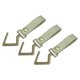 thumbnail image 1 of 5.5 Pulgadas PU Cuero S Estante Ganchos Camping Gancho Percha Metal Portátil Exterior Accesorios para Colgar Ollas Sartenes Utensilios, Verde Paquete de 3 Unique Bargains ganchos de utilidad, 1 of 5