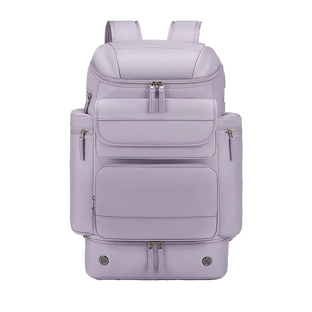 Bearachild Bolsa para ordenador portátil de alta capacidad para hombres que viajan al aire libre mochila práctica de gran capacidad Estaciones de acoplamiento para portátiles púrpura