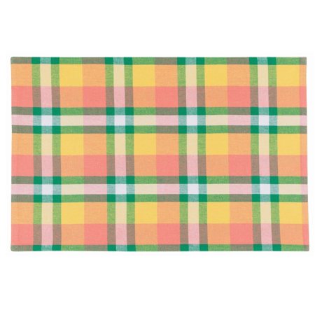 

Now Designs Second Spin Recycled Collection 13.25 x 20.5 Placemats (Set of 4) | Plaid Meadow