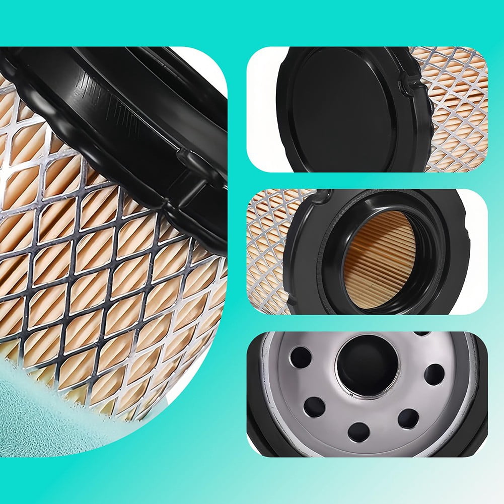 5-Piece Air Filter Oil Change Kit Parts Compatible With Many Lawn Mowers