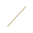 thumbnail image 2 of 10kt Yellow Gold Womens Round Diamond S-Link Tennis Bracelet 1/2 Cttw, 2 of 2