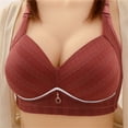 thumbnail image 3 of HSHMT Minimizer Bras for Women Plus Size, Full Coverage T-Shirt Unlined Bra with Underwire & Wide Strap for Heavy Breast, 3 of 8
