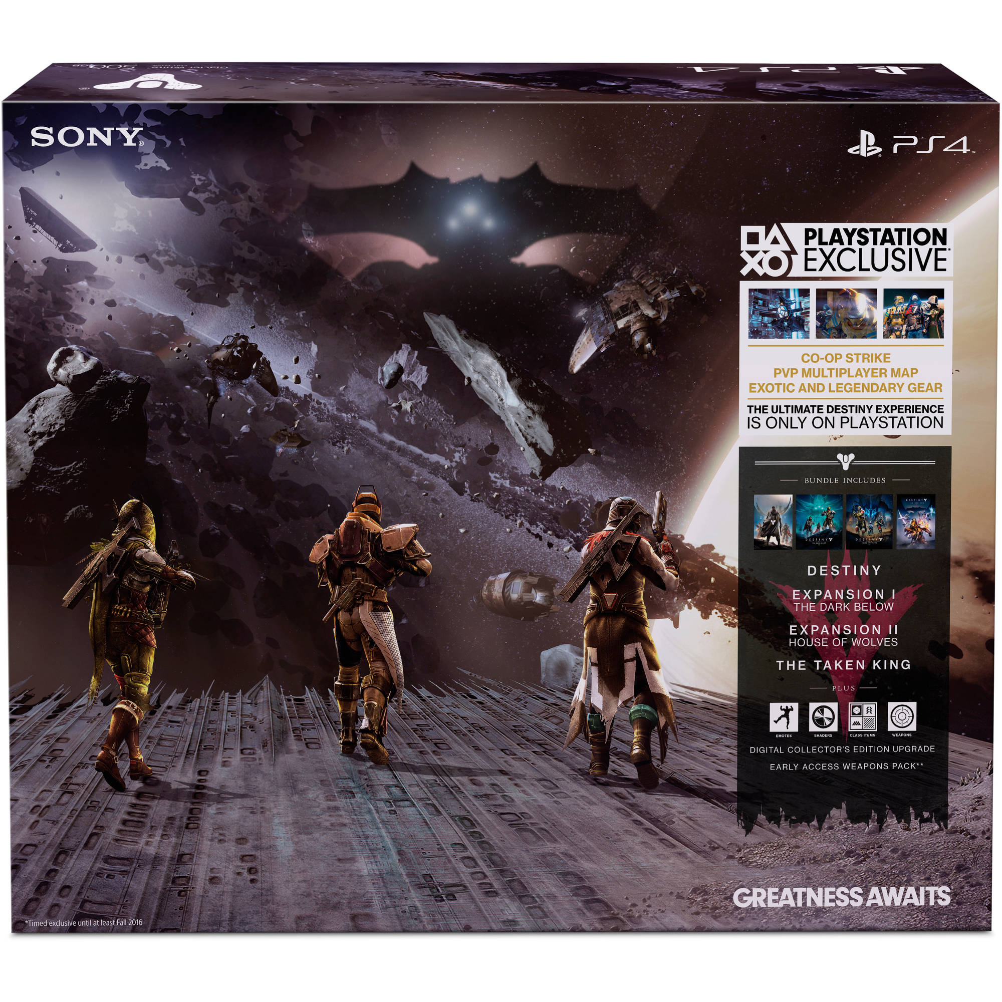 PlayStation 4 500GB Limited Edition Console - Destiny: The Taken King Bundle [Discontinued] (Used/Pre-Owned) - image 5 of 10