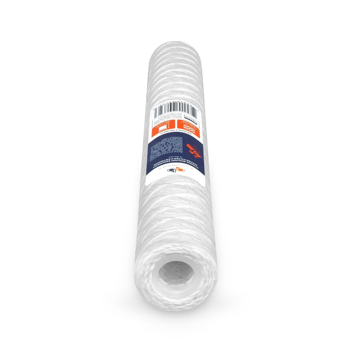 Aquaboon 5 Micron 20" x 2.5" String Wound Sediment Water Filter Cartridge | Universal Replacement for Any 20 inch RO Unit | Compatible with 101-230, PD-5-20, AP110-2C, P5-20, CFS124-C20, 25-Pack