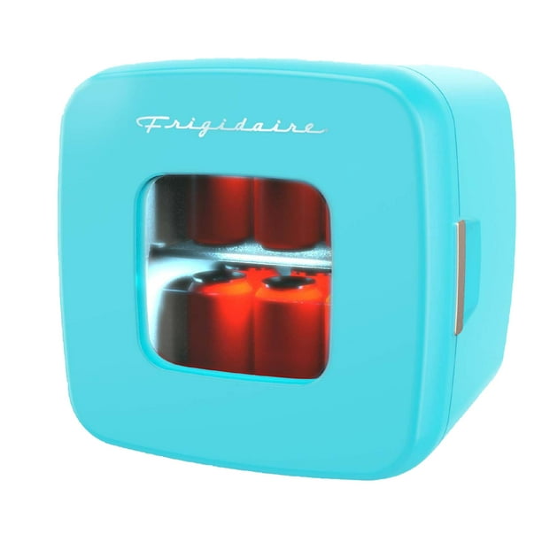 Frigidaire Retro 12 Can Mini Fridge/Skincare Cooler, EFMIS351, Blue