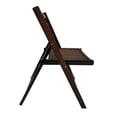 thumbnail image 5 of Folding Chairs Set of 4, Wood Portable Event Chairs Wedding Chairs with Slatted Seat, Lightweight Folding Chairs for Balcony Backyard Dining Room, Fully Assembled, 5 of 7