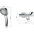 thumbnail image 5 of AQwzh High Pressure Handheld Shower Head, 9 Spray Settings with 60 Inch Hose, 5 of 8