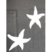 DCENTRAL SCREEN MAGNETS DCentral Starfish Flexible Screen Magnets: Double-Sided Dcor; Bright White - Easier to See, Helps to Stop Walking into screens, Covers small tears in Screens, Size 5.7 " x 5.5 " ea