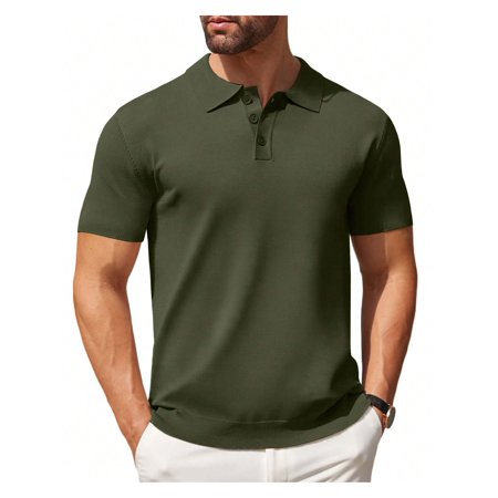 SANOPY Mens Polo Shirts Short Sleeve Stretch Golf Polo Shirts Dry Fit Polo T Shirts For Men Golf Shirts Tennis Polo