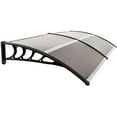 thumbnail image 4 of 200 x 96 Household Application Door & Window Awnings Brown Board & Black Holder, 4 of 16