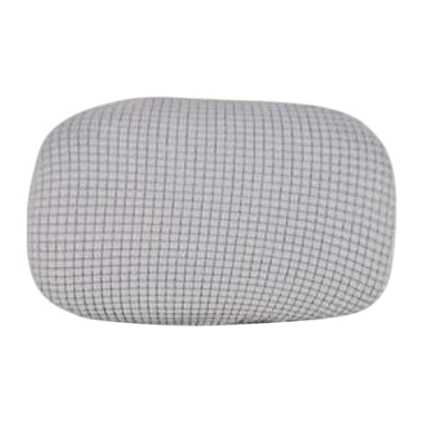 Funda de cojín de repuesto para silla de ordenador, funda de almohada para silla giratoria, funda de almohada para oficina Gris claro