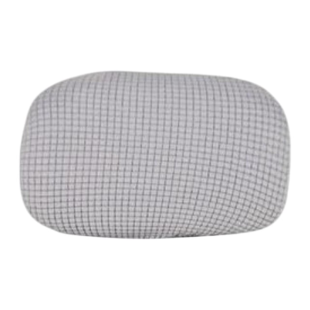 Funda de cojín de repuesto para silla de ordenador, funda de almohada para silla giratoria, funda de almohada para oficina Gris claro