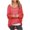 Red, variant on Long Sleeve Tops Cotton Plus Size Womens Sweatshirts Casual Shirts Oversized Baggy Long Sleeve Sweatshirt
