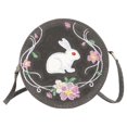 thumbnail image 1 of Chinese Style Bag Round Embroidery Organizer Bag Ideal For Gift Packaging 1Pcs, 1 of 3