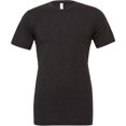 thumbnail image 1 of Canvas - Camiseta básice con cuelloredondo de manga corta ajustada en el Bicep para hombre - Verano (Negro Carbón Jaspeado), 1 of 3