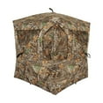 thumbnail image 1 of Ameristep Brickhouse 3 Person Ground Hunting Concealment Blind, RealTree Edge, 1 of 5