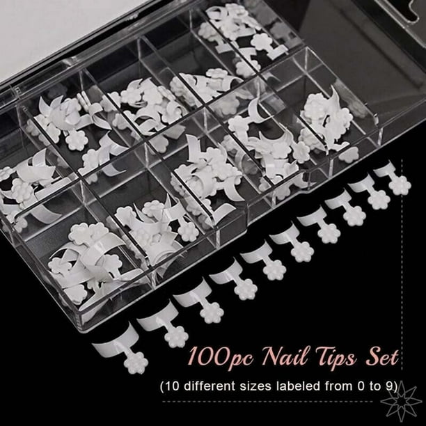Xihbxyly up to 60% off Gifts Manicure Nails 100 French Nails Nails