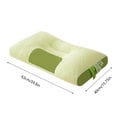 thumbnail image 3 of Cagogo under $5 Neck Pillow, Charcoal Fiber Neck Protection Pillow,Washable Breathable SPA Pillow Core,48x74cm Orthopedic Sleeping Pillow,Knitted Cooling Pillow for Home,Teen Office Nap Pillow, 3 of 9