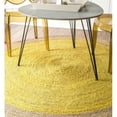 thumbnail image 3 of Nuloom 6' x 6' Hand Woven Eleonora Round Rug in Yellow, 3 of 3