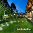 thumbnail image 2 of 8 Pack Solar Garden Lights, 8LED Waterproof IP65 Outdoor Solar Spotlights for Pathway and Terrace, Decorative Solar Lamp for Outdoor Use, 2 of 5