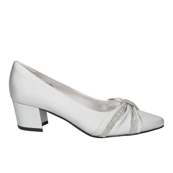 Easy Street Womens Millie Pointed Toe Block Heel Pumps Dress Pumps Shoes