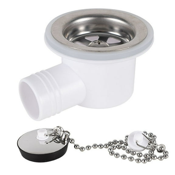 Stainless Steel Sink Drain Fitting for RVs and Boats - Easy Installation