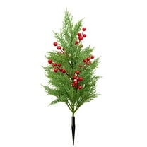 CuiLiyq Artificial Cedar Topiary Tree for Outdoor, Christmas Tree with Spike Artificial Pine Needles Xmas Tree Stake, Faux Pine Shrubs Plants for Pathway Yard Garden Outdoor Decor