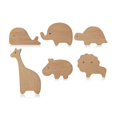 thumbnail image 1 of Wooden Animal Cabinet Knobs Decorative Dresser Knobs with Screws Dresser Pulls Wood Marine Woodland Animals Knobs 6Pcs, 1 of 5