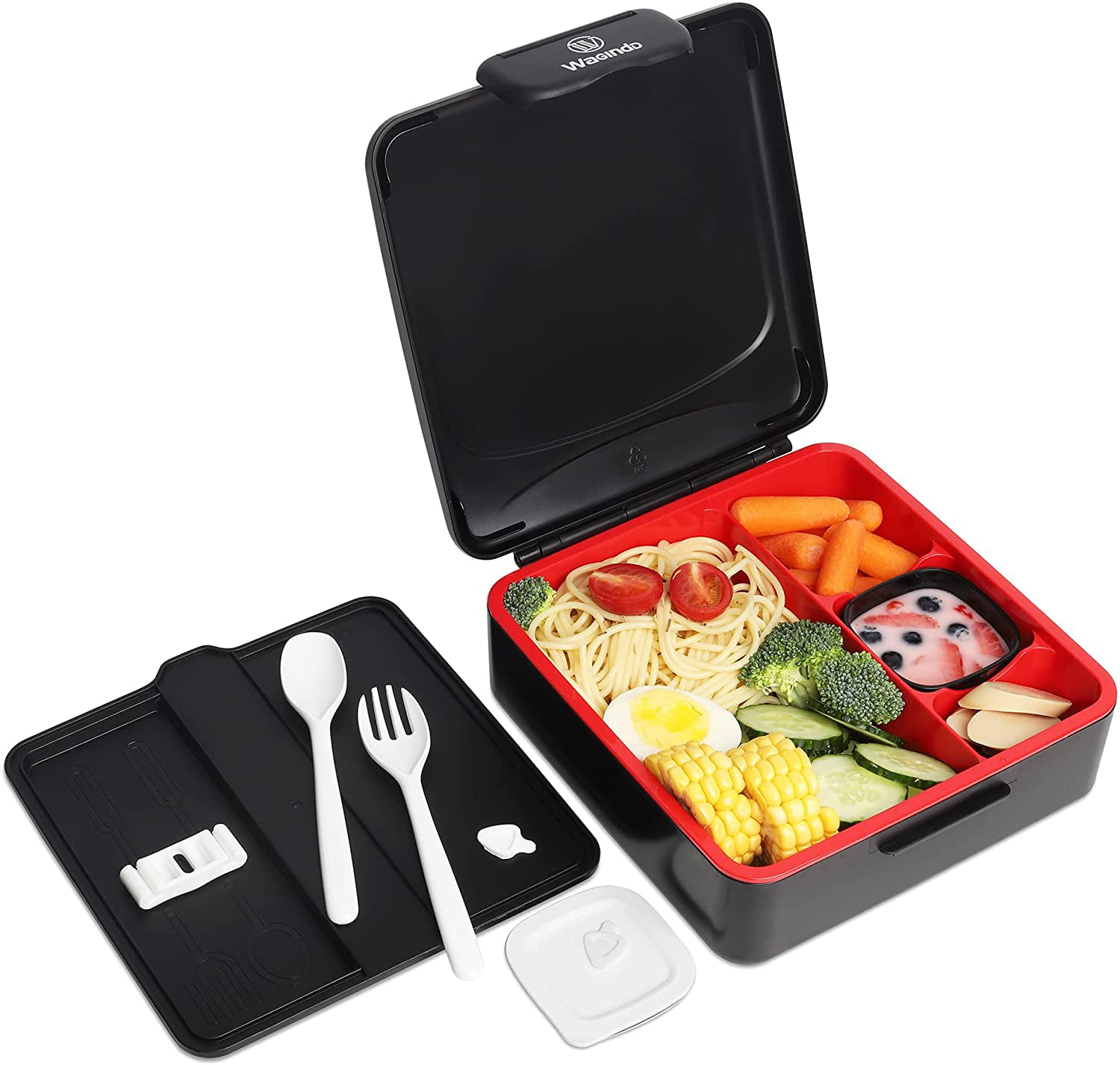 On-the-Go Meal and Snack Packing Green Leakproof lunchbox with utensils Edtsy Bento box for kids and adults with Dividers 1100 ml Lunch Solution Offers Durable Leak-Proof 