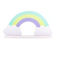 thumbnail image 1 of Estante De Pared De Madera Decorativo Montado En La Pared Estante De Almacenamiento De Arco Iris Para El Hogar Estante De Madera Para Colgar En La Pared Estante De Almacenamiento De Artículos Diversos matsuzay HA024932-01, 1 of 6