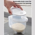 thumbnail image 5 of Vikakiooze Rice Washer,14oz Portable Rice Cleaner Strainer,Kitchen Colander with Handle,for Kitchen Rice Strainer Quinoa Grain Rice Washing Bowl, 5 of 9