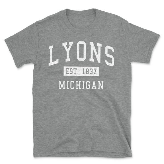 Lyons Michigan Classic Established Men's Cotton T-Shirt