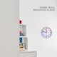 thumbnail image 5 of Reloj de pared con hora, decoración para habitación de niños, sala de estar, silencio, gusto, plástico blanco, oficina, 5 of 6