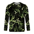 thumbnail image 7 of DeHolifer Mens Sets 2 Piece Outfits Camouflage Long Sleeve Lightweight T-Shirts and Jogging Pants Athletic Sweatsuit Black XL, 7 of 7