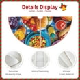 thumbnail image 3 of Haiem Vibrant Picnic Food Spread Pattern Christmas Tree Skirt Merry Christmas Party Christmas Tree Decoration,New Year Decorations-36", 3 of 6