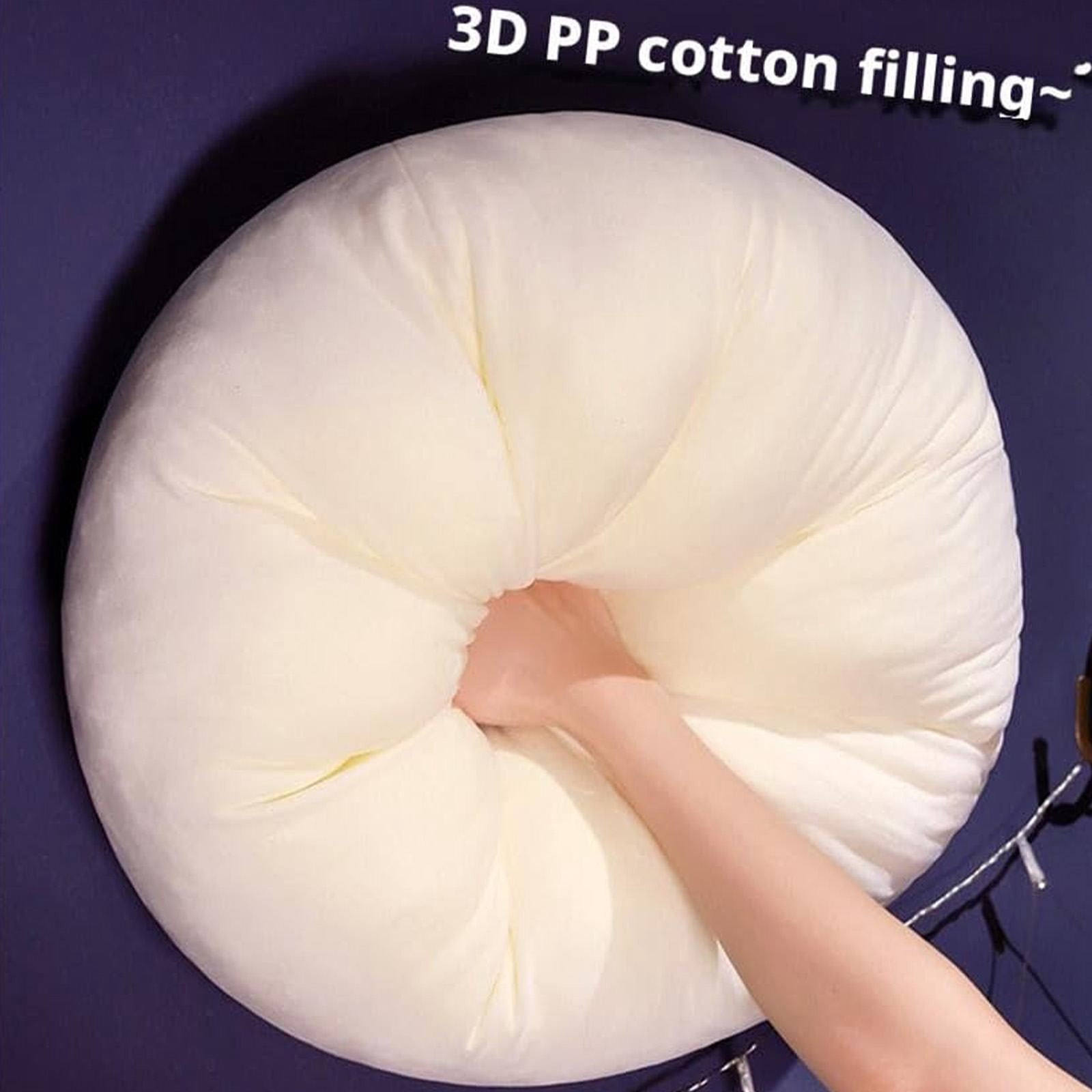 Giant Dumpling Squishy Pillow - Cute Plush Stuffed Bun Throw Pillow, Soft Dough Bun Plushie Comfort for Kids and Adults, Home Decor (45cm/17.7inch)