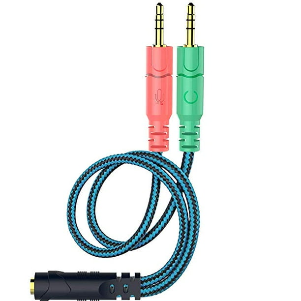 Audio Cable Eeekit Replacement Headsets Cord Lead Audio Cable Compatible With Astro A10 A30 A40 A50 Gaming Headset To Xbox One Playstation 4 Ps4 Switch Most Smartphones Mixamp 6 5 Feet Walmart Com