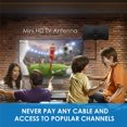 thumbnail image 3 of Digital HDTV Antena interior amplificada Antena 980 millas Alcance 4K HD1080P DVB-T2 TDT TV Transmisión de canales locales Inevent EL2135-00B, 3 of 7