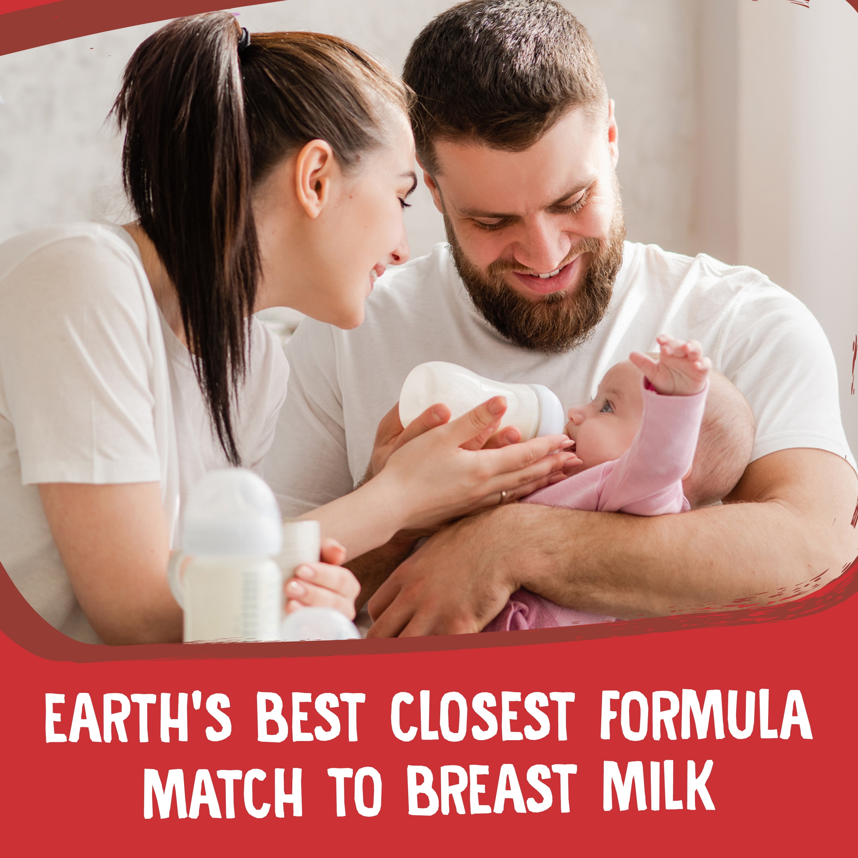 Earth's Best Organic Dairy Powder Baby Formula with Iron DHA & ARA, 21 oz Canister