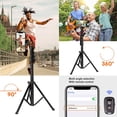 thumbnail image 4 of TÍPODE DE LA CAMARA DEL TELEFONO CELULAR, TRÍPODE DE TELEFONO PORTÁTIL FLEXIBLE CON SOPORTE PARAJAR, 4 of 7