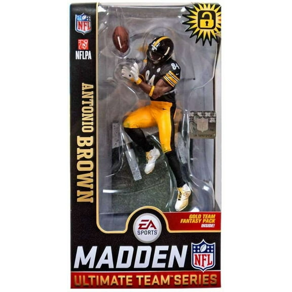 McFarlane NFL EA Sports Madden 19 Ultimate Team Series 1 Antonio Brown Action Figure (Gold Pants Variant)