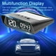 thumbnail image 3 of head up display Pantalla frontal HUD inalámbrica para coche, velocímetro Digital GPS Solar con panta Tomshoo head up display, 3 of 7