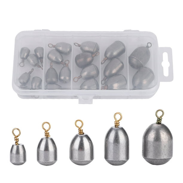 Mgaxyff Fishing Iron Weights,Fishing Weights,20pcs Outdoor Fishing