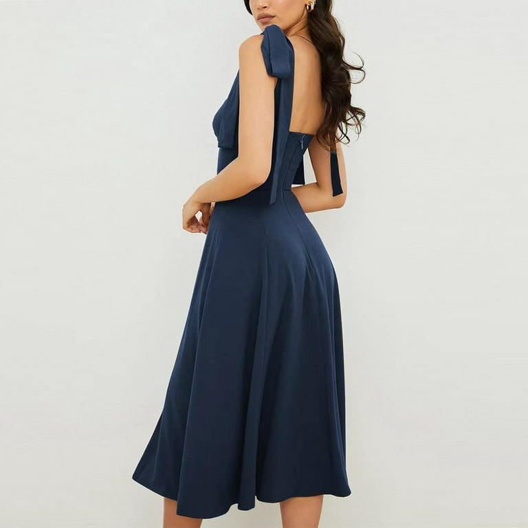 BEEYASO Clearance Summer Dresses for Women Mid-Length Fashion