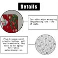 thumbnail image 6 of 4PCS Christmas Shower Curtain Set, African American Black Santa Claus Christmas Tree Stocking Gift Fireplace Winter Holiday New Year Christmas Bathroom Decor, Non-slip Bath Mat Toilet Rug, 6 of 7